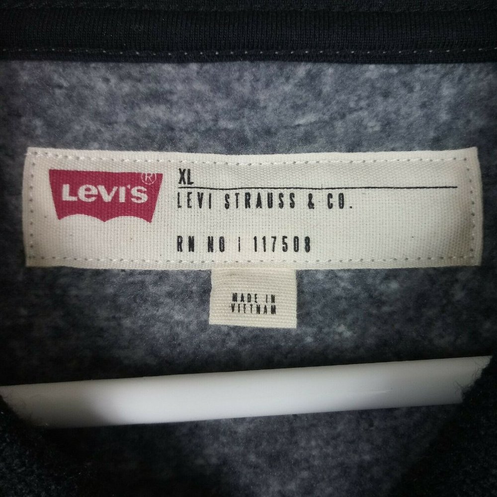 Levis Mens Knit Letterman Varsity Jacket Softshell - Picture 4 of 10
